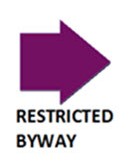 Restricted Byway sign